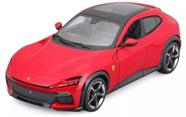 Miniatura Carro SUV Ferrari Purosangue (2022) - Vermelho - 1:24 - Burago