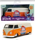 Miniatura Carro Volkswagen Bus Kombi Surf (1961) - Stitch - Disney - Die-Cast - 1:32 - Jada Toys