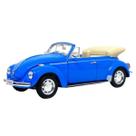 Miniatura Carro Volkswagen Fusca Conversível 1971 1/24 Welly 22091W Miniatura Carro Volkswagen Fusca Conversível 1971 1/24 Welly 22091W