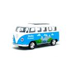 Miniatura Carro Volkswagen Kombi T1 C Fricção 1/32 Azul Calif. Collectibles 44400