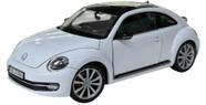 Miniatura Carro Volkswagen The Beetle - Branco - 1:24 - Welly