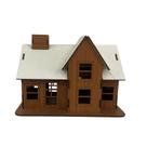 Miniatura casa suculenta country l9 x c7 x a7