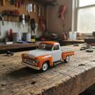 Miniatura Chevrolet 3100 Brasil 1959 Pick-up 1:43 Ixo Laranja