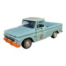 Miniatura Chevrolet C10 Gulf Metal Motormax 1:24 Miniatura Chevrolet C10 Gulf Metal Motormax 1:24