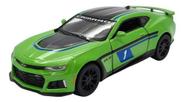 Miniatura Chevrolet Camaro Zl1 2017 Racing Verde Metal 1:38 Miniatura Chevrolet Camaro Zl1 2017 Racing Verde Metal 1:38