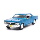 Miniatura Chevrolet Chevelle Ss 396 1966 Azul Maisto 1/24