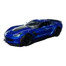 Miniatura Chevrolet Corvette Z06 Azul Metal 1:24
