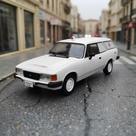 Miniatura Chevrolet Opala Caravan Ambulância 1:43 Ixo Branco