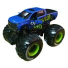 Miniatura Chevrolet Silverado 2019 Azul Earth Shockers Maisto 21144