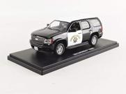 Miniatura Chevrolet Tahoe Police California Highway Patrol CHP 1/43 Metal Diecast