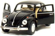 Miniatura Coleção Fusca Preto 1967 Clássico Escala 1/32