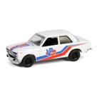 Miniatura Datsun 510 Widebody Coupe 1968 - VP Racing - Running on Empty Série 17 - Greenlight - 1:64