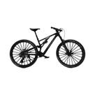 Miniatura De Bicicleta De Montanha Em Liga Metálica Escala 1:8, Brinquedo De Metal Fundido Com