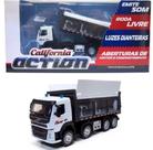 Miniatura de caminhão volvo basculante escala 1/50 Califórnia toys
