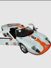 Miniatura De Metal Ford Gt Concept Gulf Escala 1/24 Motormax Miniatura De Metal Ford Gt Concept Gulf Escala 1/24 Motormax