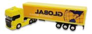 Miniatura De Metal Scania R730 Container 1:64 Welly Bege