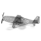 Miniatura de montar metal earth - avião mustang p-51