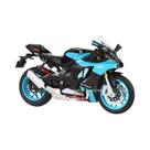 Miniatura De Moto Honda CB400F R1 Em Escala 1:12 Com Música, Luz E Volante - Decoração Para
