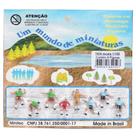 Miniatura De Pessoas Maquete 1/100 08 Peças Minitec 1604