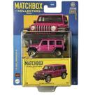 Miniatura Diecast Mattel Matchbox 2018 Jeep Wrangler JL Roxo 1:64