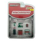 Miniatura Diorama Ramchargers 1:64 Greenlight - Green Machine