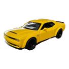 Miniatura Dodge Challenger SRT Demon Amarelo RMZ 1:38 Miniatura Dodge Challenger SRT Demon Amarelo RMZ 1:38