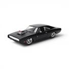 Miniatura Dodge Charger 1970 - Dom Toretto - Preto Fosco - Velozes e Furiosos FF4 - Jada Toys - 1:24