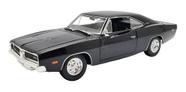 Miniatura Dodge Charger R/t 1969 Preto Maisto Metal 1:18 Miniatura Dodge Charger R/t 1969 Preto Maisto Metal 1:18