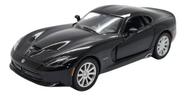 Miniatura Dodge Viper Gts 2013 Preto Metal 1:36