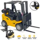 Miniatura Empilhadeira De Metal Carrinho Brinquedo C/fricção