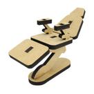 Miniatura Enfeite de Mesa Cadeira Dentista Medico 13,5x5x10 Laser Mdf Madeira