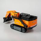 Miniatura escavadeira grande porte chb store colecionavel