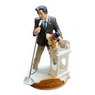 Miniatura estátua Elvis Presley versão "Hound Dog", Original de 2004