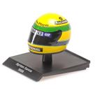 Miniatura F1 Ayrton Senna Capacete 1986 1:10 Minichamps