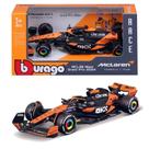Miniatura F1 Mclaren Mcl38 Lando Norris 2024 1:43 Bburago Laranja