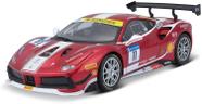 Miniatura Ferrari 488 Challenge Fórmula Racing 2017 1/24 Ferrari Racing Vermelho Bburago 26308