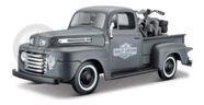 Miniatura Ford F-1 1948 Harley+1942 Wla Flathead Maisto 1/24 Miniatura Ford F-1 1948 Harley+1942 Wla Flathead Maisto 1/24