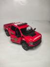 Miniatura Ford F-150 Raptor 2022 Metal Police Prata 1/46