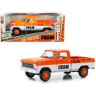 Miniatura Ford F100 1967 Fram Oil Greenlight 1/24 Metal Diecast Coleção Premium com Abertura de Portas e Pneus de Borracha Oficial Miniatura Ford F100 1967 Fram Oil Greenlight 1/24 Metal Diecast Coleção Premium com Abertura de Portas e Pneus de Borracha Oficial