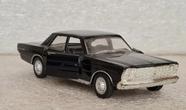Miniatura Ford Galaxie 500 1:32 Jornal Extra Preto