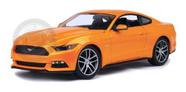 Miniatura Ford Mustang Gt 5.0 2015 Laranja Maisto 1/18 Miniatura Ford Mustang Gt 5.0 2015 Laranja Maisto 1/18