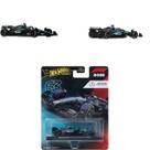 Miniatura Fórmula 1 Mercedes Benz George Russell Hot Wheels Premium 164 Mattel JKD80 Diecast Colecionável