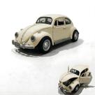 Miniatura Fusca Escala 1:18 Metal Som Luz Abre Portas Grande Cor:Branco