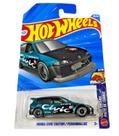 Miniatura hot wheels honda civic custom/ personnalisé - mattel