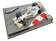 Miniatura Hot Wheels Rac Stewart Sf2 Rubens Barrichello 1:43 Branco