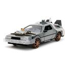 Miniatura Jada DeLorean De Volta Para O Futuro 3 C/ Luz 1:24