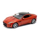 Miniatura Jaguar F-Type Coupe Laranja Welly 1/24
