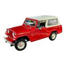 Miniatura Jeep Comando Wagon 1967 Vermelho Welly 1:24 Miniatura Jeep Comando Wagon 1967 Vermelho Welly 1:24