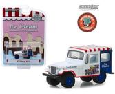 Miniatura Jeep DJ-5 1975 Ice Cream Branco Greenlight 1/64