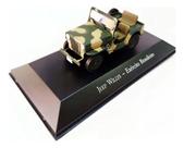 Miniatura Jeep Willys - Exército Brasileiro 1:43 Ixo Verde-escuro